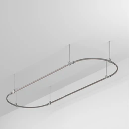 Фото #1 товара Основание ART-APRIORI-OVAL-ROD-800-3000x1000 (TN) (Arlight, IP20 Металл, 3 года)