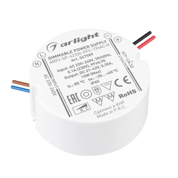 Фото #1 товара Блок питания ARPJ-SP-42350-PFC-TRIAC-R (15W, 21-42V, 350mA) (Arlight, IP65 Пластик, 5 лет)