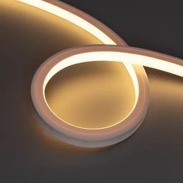 Фото #1 товара Светодиодная лента герметичная NOVA-TOP-PU-A120-16x15mm 24V Warm3000 (10 W/m, IP68, 1m, wire x1) (Arlight, Полиуретан)