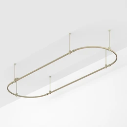 Фото #1 товара Основание ART-APRIORI-OVAL-ROD-400-3000x1000 (OG) (Arlight, IP20 Металл, 3 года)