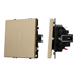 Фото #1 товара Механизм звонкового выключателя LED SWT-NOBE-MKR1-SFPL-L-GD (230V, 10A) (Arlight, Золотой песок)