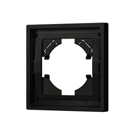 Фото #1 товара Рамка пластиковая FRM-TENDO-SFPL-1-BK (Arlight, Матовый черный)