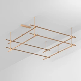 Фото #1 товара Основание ART-APRIORI-QUADRAT-2-ROD-400-2000x2000 (GD) (Arlight, IP20 Металл, 3 года)