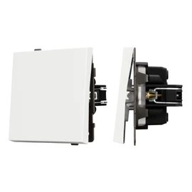 Фото #1 товара Механизм выключателя одноклавишный проходной SWT-TENDO-MKP1-SFPL-WH (230V, 10A) (Arlight, Матовый белый)