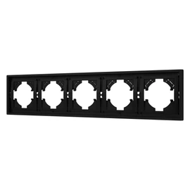 Фото #1 товара Рамка пластиковая FRM-TENDO-SFPL-5-BK (Arlight, Матовый черный)