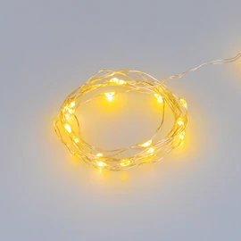 Фото #1 товара Светодиодная гирлянда ARD-DEW-HOME-2000-CLEAR-20LED-STD Yellow (1.5V, Battery Pack, Cork) (Ardecoled, IP20)