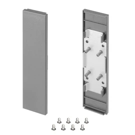 Фото #1 товара Заглушка SL-LINE-25100-DUAL SILVER глухая (Arlight, Пластик)