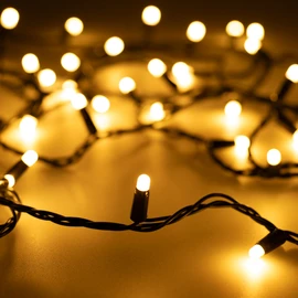 Фото #1 товара Светодиодная гирлянда ARD-STRING-CLASSIC-10000-BLACK-100LED-MILK-STD Warm (230V, 7W) (Ardecoled, IP65)