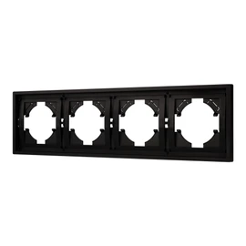 Фото #1 товара Рамка пластиковая FRM-TENDO-PL-4-BK (Arlight, Черный)