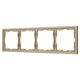 Фото #1 товара Рамка пластиковая FRM-NOBE-SFPL-4-GD (Arlight, Золотой песок)