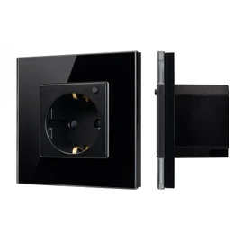 Фото #1 товара Розетка электрическая с Zigbee управлением SCT-OMALI-EUZB1-PL-BK (240V, 16A, Zigbee) (Arlight, -)