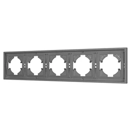 Фото #1 товара Рамка пластиковая FRM-TENDO-PL-5-GR (Arlight, Графитовый)