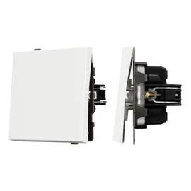 Фото #1 товара Механизм выключателя одноклавишный перекрёстный SWT-TENDO-MKX1-PL-WH (230V, 10A) (Arlight, Белый)