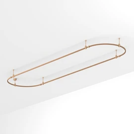 Фото #1 товара Основание ART-APRIORI-OVAL-ROD-200-4000x1000 (GD) (Arlight, IP20 Металл, 3 года)