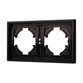 Фото #1 товара Рамка пластиковая FRM-TENDO-PL-2-BK (Arlight, Черный)