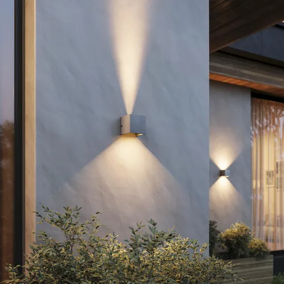 Фото #8 товара Светильник LGD-PERAN-WALL-S120x120-6W Warm3000 (BK, 0-80 deg, 230V) (Arlight, IP65 Бетон, 3 года)