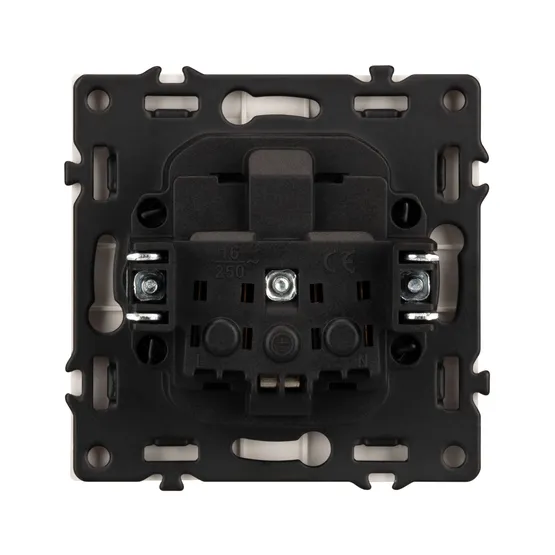 Фото #3 товара Механизм розетки влагозащищённый SCT-NOBE-MCP-SFPL-WH (230V, 16A) (Arlight, Белый кварц)