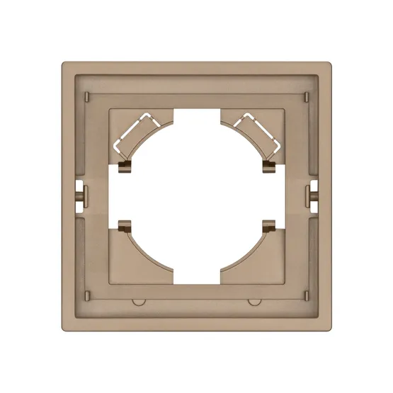 Фото #2 товара Рамка пластиковая FRM-TENDO-PL-1-GD (Arlight, Песочный)