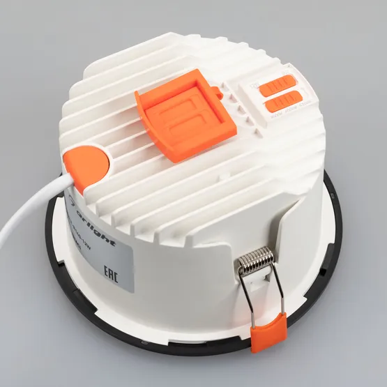 Фото #6 товара Светильник MS-ALORA-BUILT-R140-12W Day4000-MIX (BK, 60 deg, TRIAC) (Arlight, IP54 Пластик, 3 года)