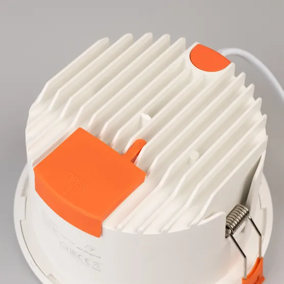 Фото #3 товара Светильник MS-ALORA-BUILT-R140-12W Day4000-MIX (WH, 60 deg, TRIAC) (Arlight, IP54 Пластик, 3 года)