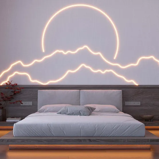 Фото #5 товара Светодиодная лента герметичная LUNA-X960-D8mm 24V Warm2700 (8 W/m, IP65, 360deg, 5m) (Arlight, -)