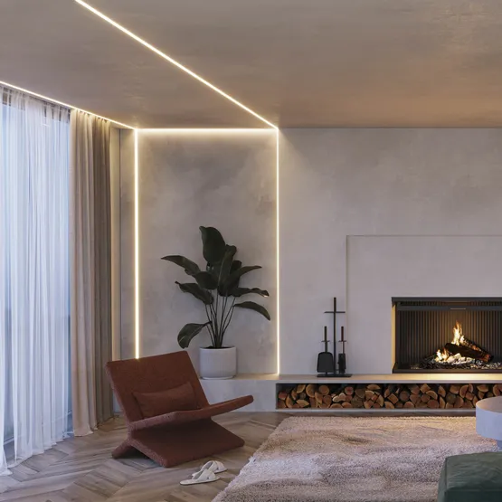 Фото #5 товара Профиль FANTOM-W20-H20-EDGE-2000 ANOD (Arlight, Алюминий)