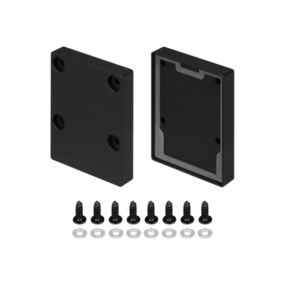 Фото товара Заглушка IP-LINE-4050 BLACK глухая (Arlight, Металл)