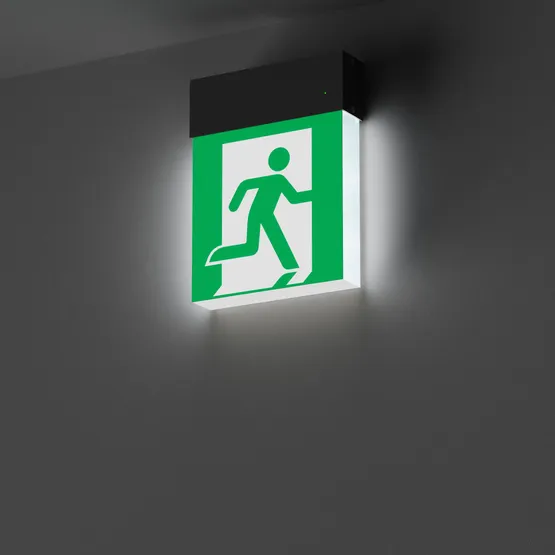 Фото #4 товара Световой указатель EMG-MARK-S-3H-BK (Arlight, IP40 Металл, 5 лет)