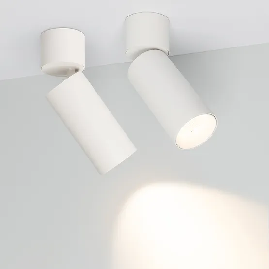 Фото #3 товара Светильник SP-POLO-SURFACE-FLAP-R65-8W White5000 (WH-WH, 40 deg) (Arlight, IP20 Металл, 3 года)