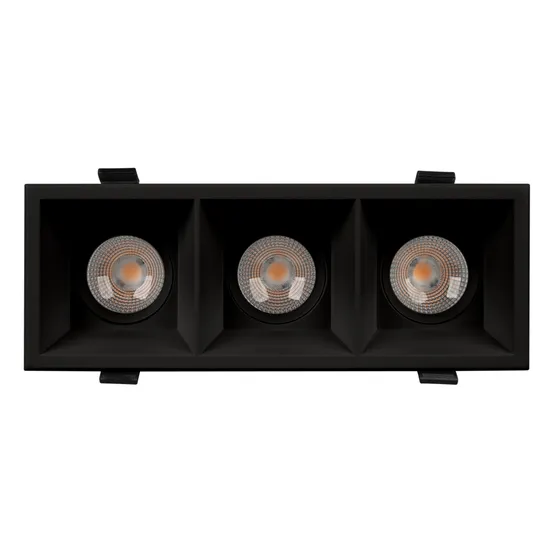 Фото #4 товара Светильник MS-FLOW-BUILT-S230x85-3x6W Warm3000 (BK, 55 deg, 230V) (Arlight, IP20 Металл, 5 лет)