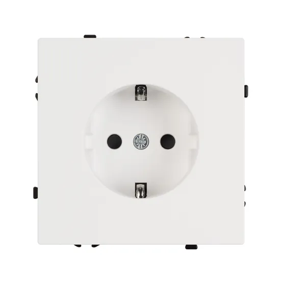 Фото #3 товара Механизм электрической розетки SCT-NOBE-MEU1-SFPL-WH (230V, 16A) (Arlight, Белый кварц)