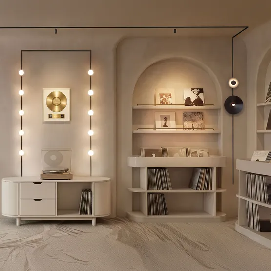 Фото #5 товара Светильник MAG-MICROCOSM-VINYL-R170-7W Warm3000 (BK, 150 deg, 24V) (Arlight, IP20 Металл, 5 лет)