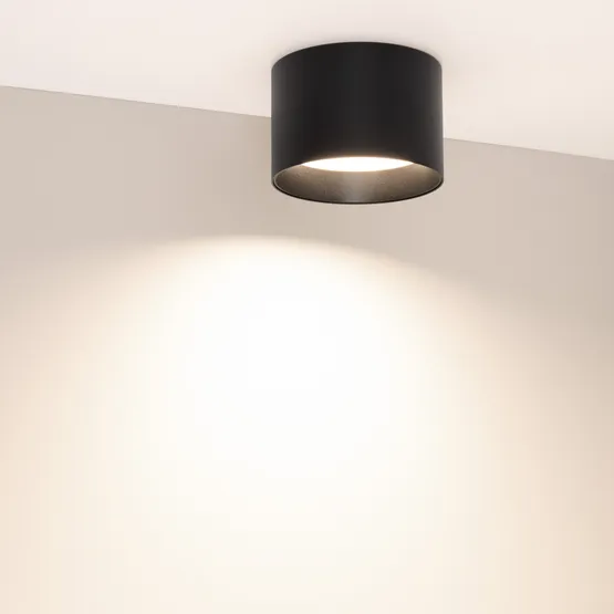 Фото #3 товара Светильник SP-BISCOTTO-R120-12W Warm3300-MIX (BK, 80 deg, 230V) (Arlight, IP54 Металл, 5 лет)