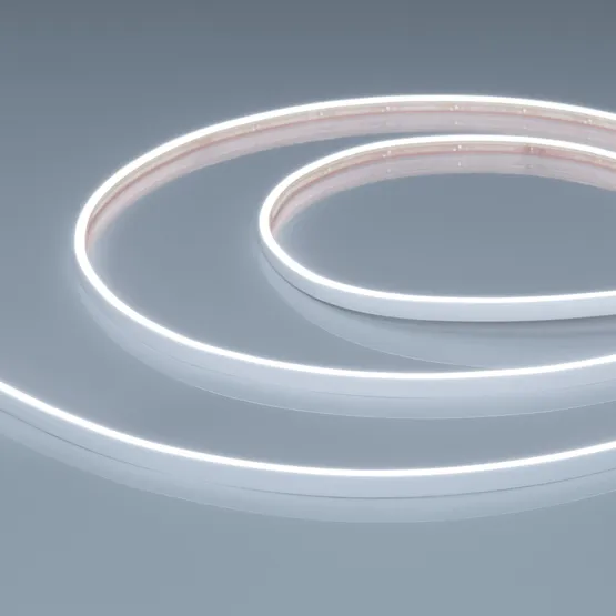 Фото #1 товара Светодиодная лента герметичная VELA-M240-2.5x6mm 24V White6000 (5 W/m, IP65, 5m) (Arlight, узкая)