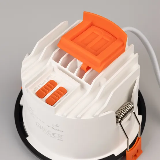 Фото #4 товара Светильник MS-ALORA-BUILT-R106-9W Day4000-MIX (BK, 40 deg, TRIAC) (Arlight, IP54 Пластик, 3 года)