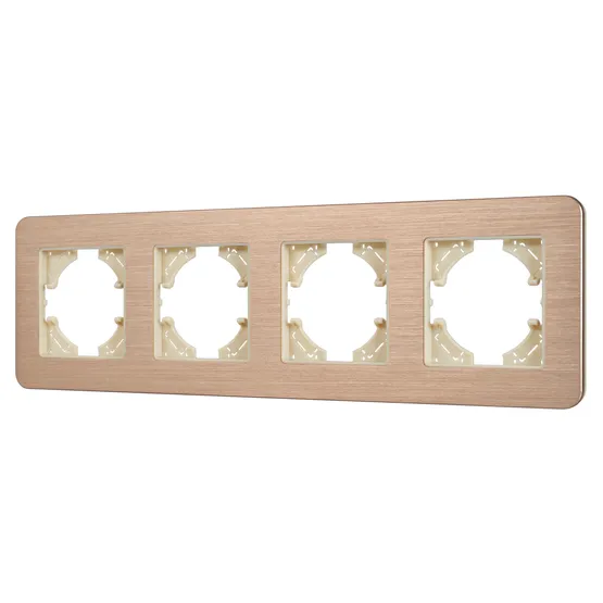 Фото #1 товара Рамка алюминиевая FRM-AKIRY-AL-4-GD (Arlight, -)