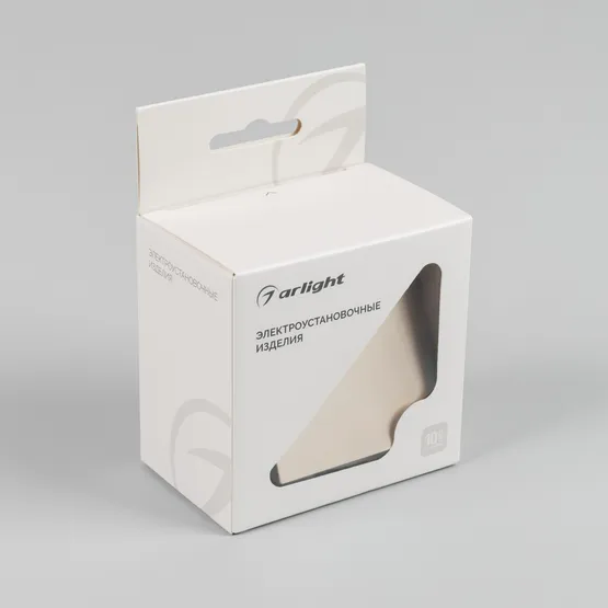 Фото #4 товара Механизм выключателя одноклавишный проходной SWT-MKP1-PL-GD-V (250V, 10A) (Arlight, -)