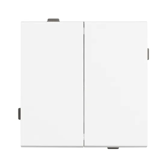 Фото #2 товара Механизм выключателя двухклавишный проходной SWT-TENDO-MKP2-PL-WH (230V, 10A) (Arlight, Белый)