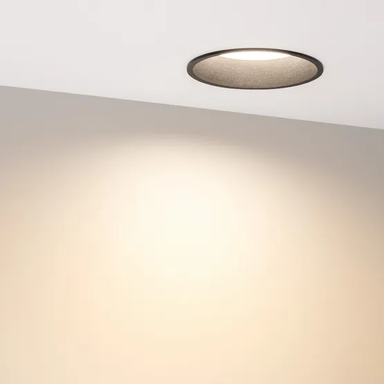 Фото #5 товара Светильник MS-BREEZE-BUILT-R125-16W Warm3000 (BK, 85 deg, 230V) (Arlight, IP20 Металл, 3 года)