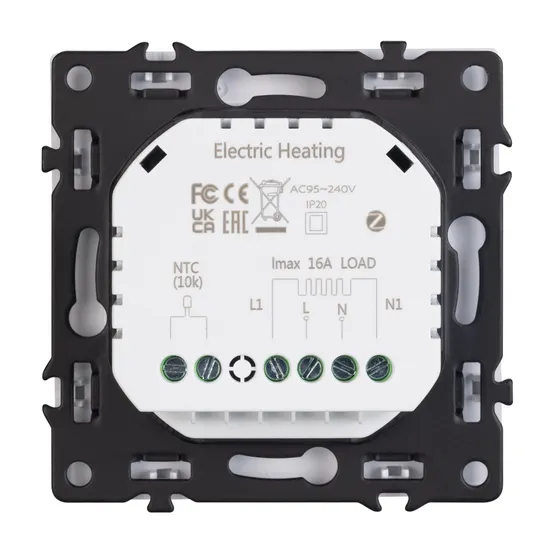 Фото #4 товара ARL NOBE Терморегулятор эл тёплый пол золотой песок SWT-MTE-PL-GD (95-240V, 16A, датч пола + возд) (Arlight, -)