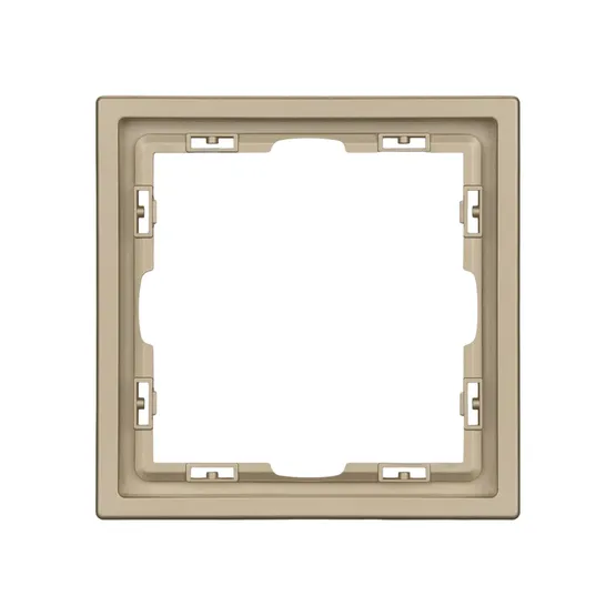 Фото #3 товара Рамка пластиковая FRM-NOBE-SFPL-1-GD (Arlight, Золотой песок)