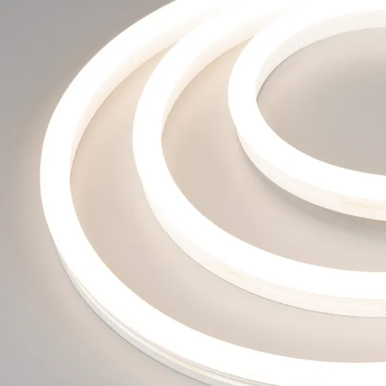 Фото #1 товара Светодиодная лента герметичная WAVE-SIDE-A120-12x25mm 230V Day4000 (12 W/m, IP67, 50m, wire x2) (Arlight, Грибовидная форма)