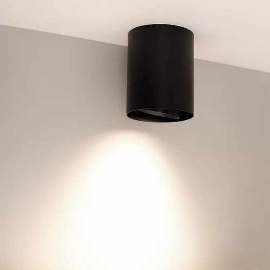 Фото #2 товара Светильник SP-FOCUS-R132-24W Day4000 (BK, 50 deg, 230V) (Arlight, IP54 Металл, 5 лет)