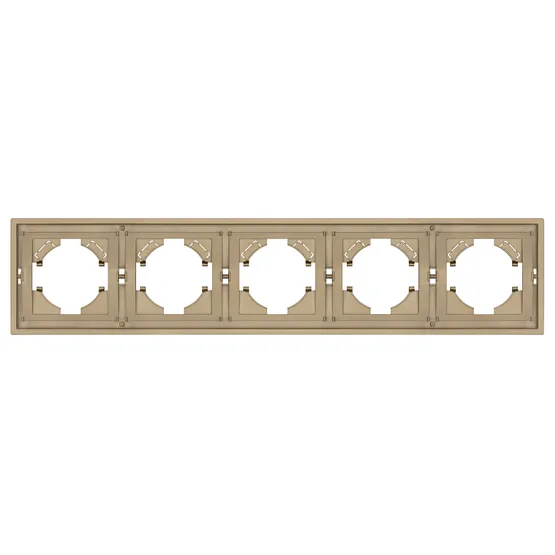 Фото #2 товара Рамка пластиковая FRM-TENDO-SFPL-5-GD (Arlight, Матовый песочный)