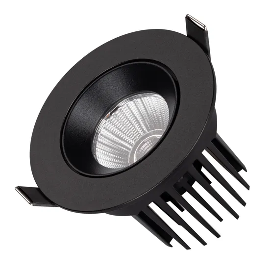 Фото #1 товара Светильник MS-ATOLL-BUILT-TURN-R94-10W Warm3000 (BK, 36 deg, 230V) (Arlight, IP54 Металл, 5 лет)