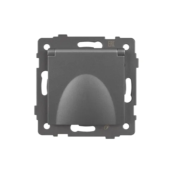 Фото #3 товара Механизм розетки влагозащищённый SCT-MCP-PL-GR-V (250V, 16A) (Arlight, -)