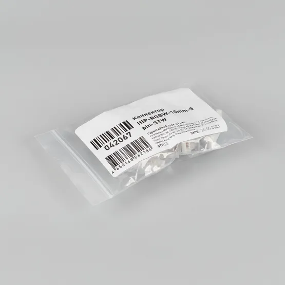 Фото #3 товара Коннектор HIP-RGBW-10mm-5pin-STW (Arlight, Лента-Провод)