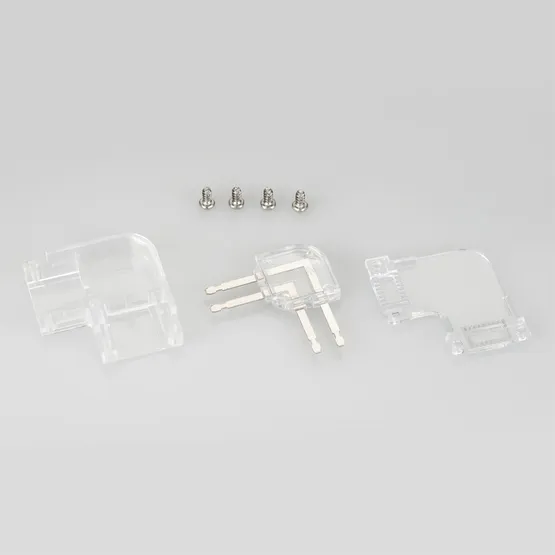 Фото #3 товара Коннектор угловой для ленты ARL-50000PV (15.5x6mm) прозрачный (Arlight, Пластик)