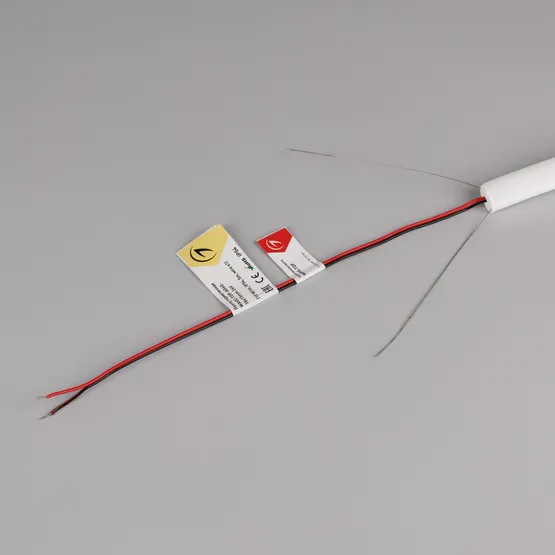 Фото #4 товара Светодиодная лента герметичная WAVE-TOP-A560-18x15mm 24V Warm3000 (10 W/m, IP54, 5m, wire x1) (Arlight, Вывод прямой, 3 года)