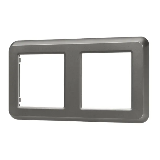 Фото #1 товара Рамка пластиковая FRM-VERSA-PL-2-GR (Arlight, -)